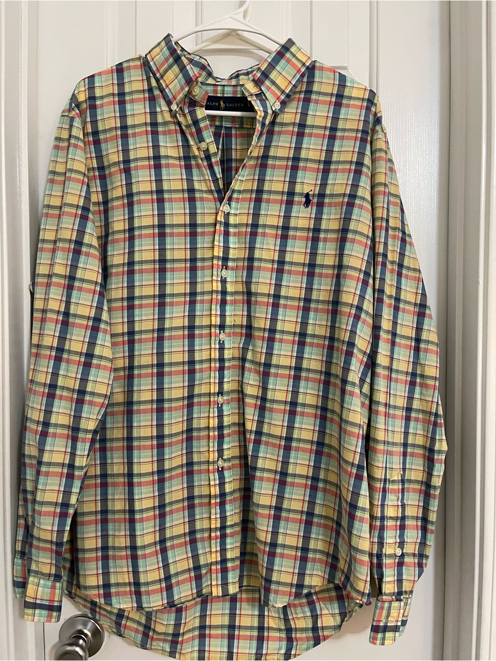 Ralph Lauren Multi-Color Plaid Button-Down Shirt